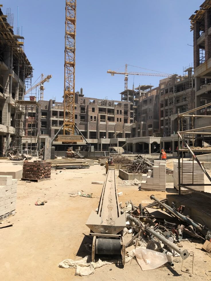 Grand chantier de construction ORT Bâtiment