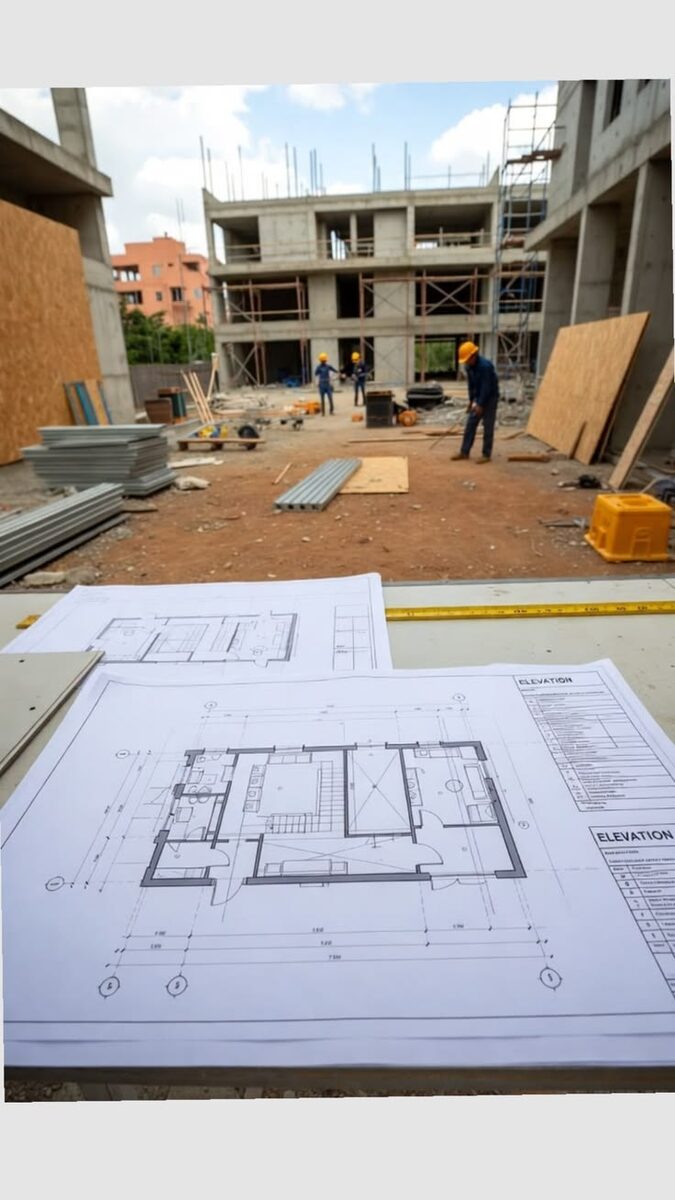 Plans techniques et supervision de chantier ORT Bâtiment