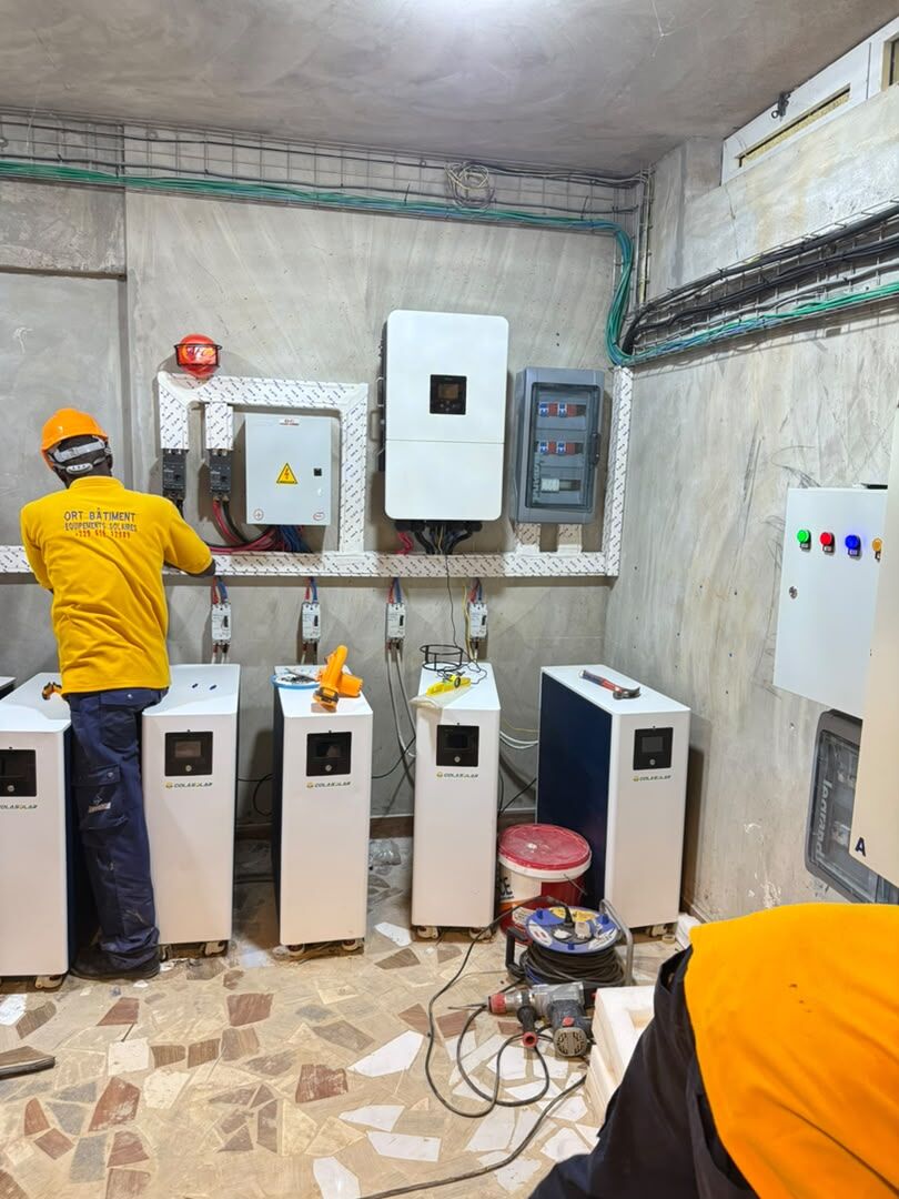 Équipement solaire installé par ORT Bâtiment