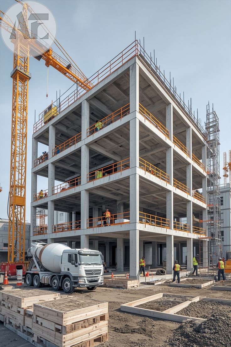 Chantier de génie civil ORT Bâtiment